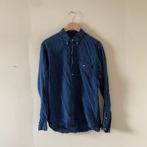 Ralph Lauren Striped Indigo Linen Shirt